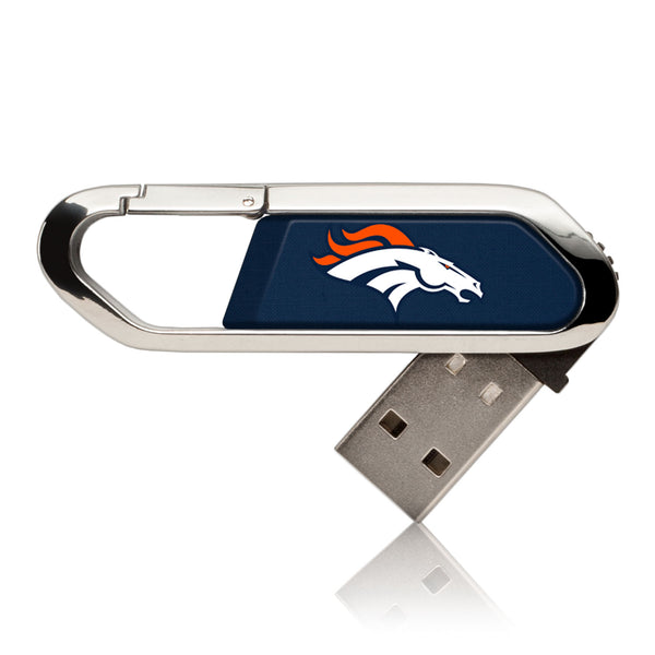 Denver Broncos Solid USB 32GB Clip Style Flash Drive