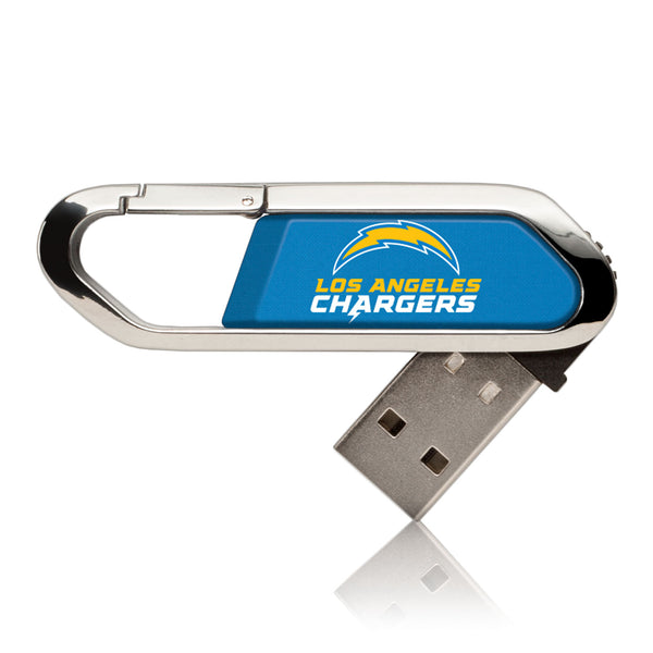 Los Angeles Chargers Solid USB 16GB Clip Style Flash Drive