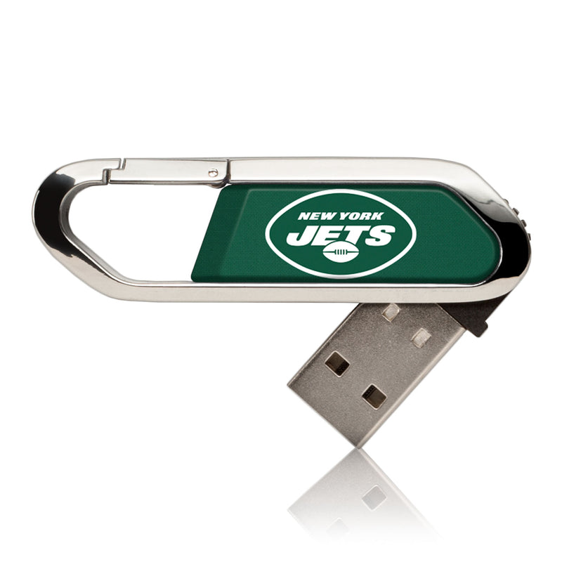 New York Jets Solid USB 16GB Clip Style Flash Drive
