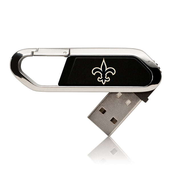 New Orleans Saints Solid USB 16GB Clip Style Flash Drive