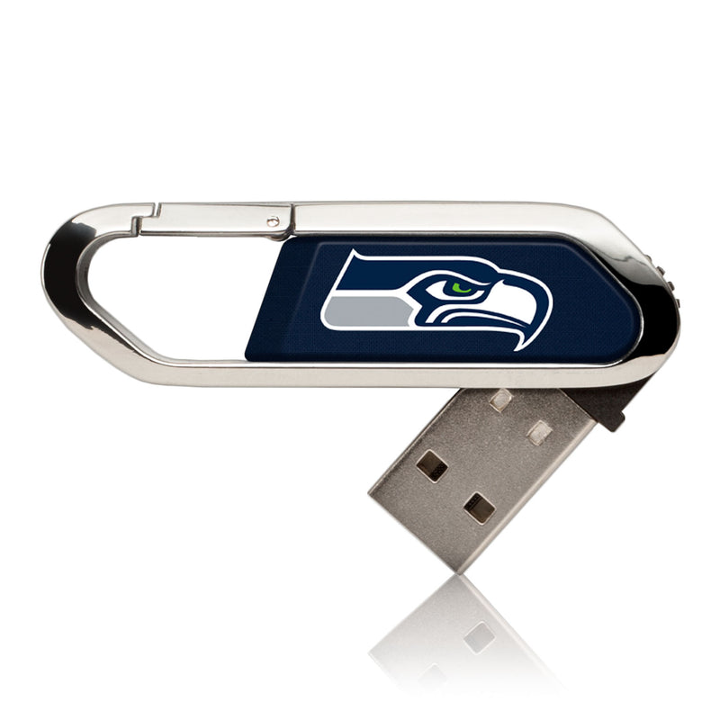 Seattle Seahawks Solid USB 16GB Clip Style Flash Drive