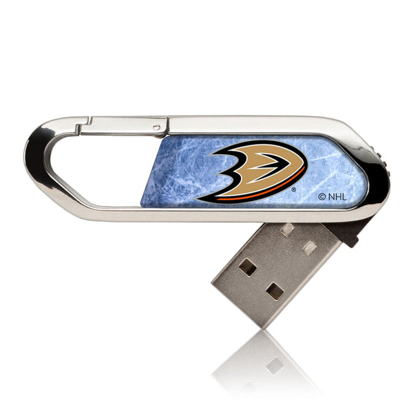 Anaheim Ducks Ice USB 32GB Clip Style Flash Drive