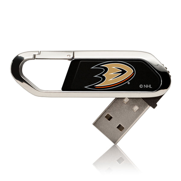 Anaheim Ducks Solid USB 32GB Clip Style Flash Drive