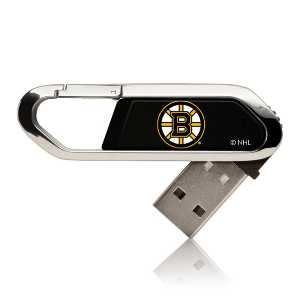 Boston Bruins Solid USB 32GB Clip Style Flash Drive