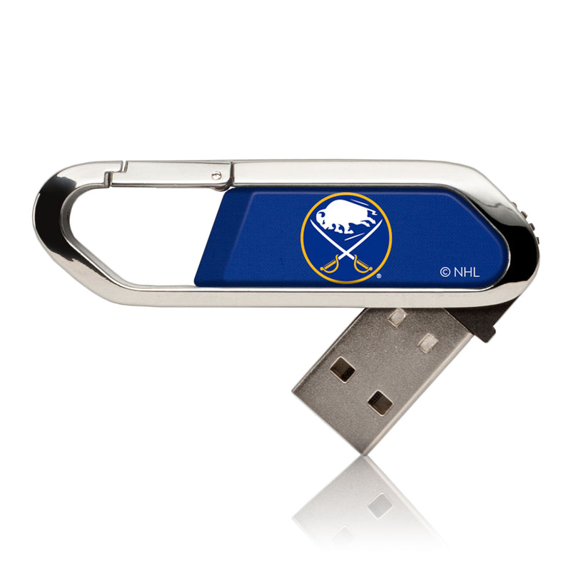 Buffalo Sabres Solid USB 32GB Clip Style Flash Drive