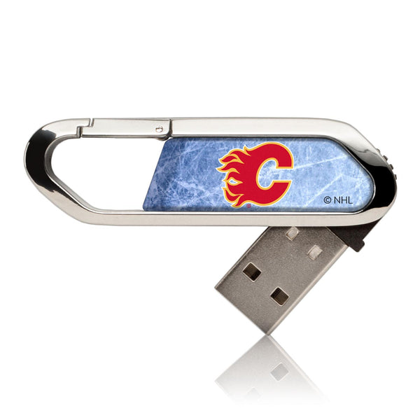 Calgary Flames Ice USB 32GB Clip Style Flash Drive