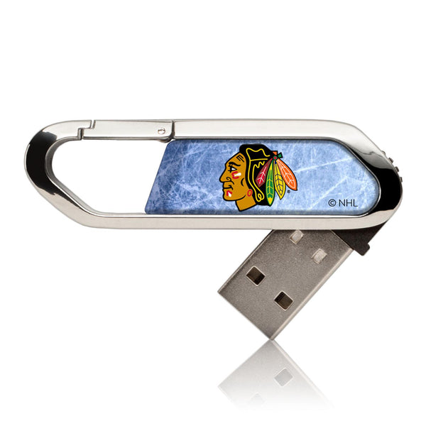 Chicago Blackhawks Ice USB 32GB Clip Style Flash Drive