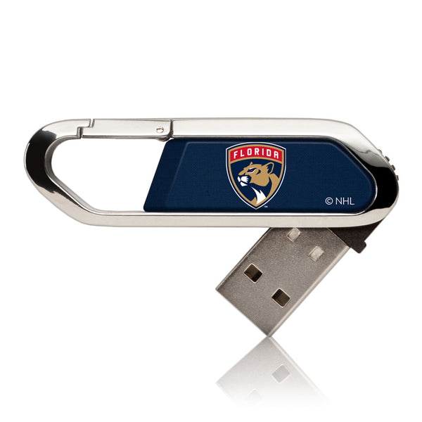 Florida Panthers Solid USB 32GB Clip Style Flash Drive