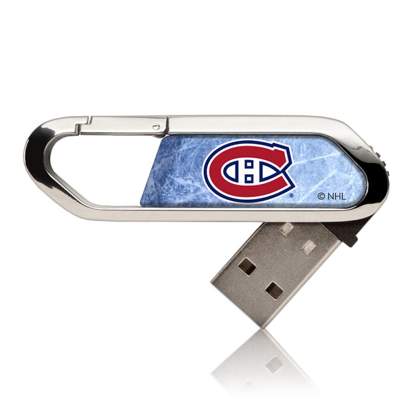 Montreal Canadiens Ice USB 32GB Clip Style Flash Drive