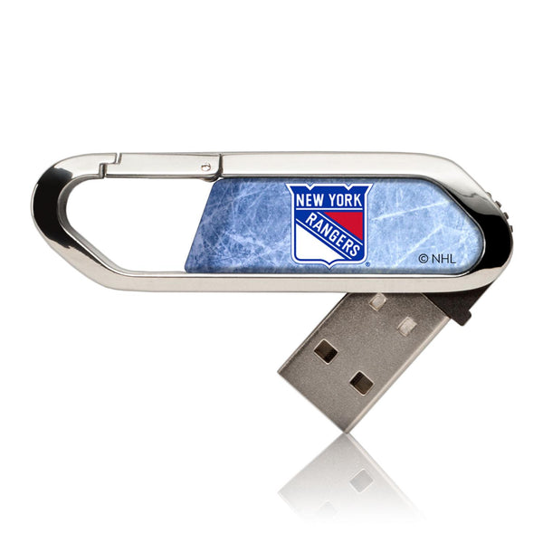 New York Rangers Ice USB 32GB Clip Style Flash Drive