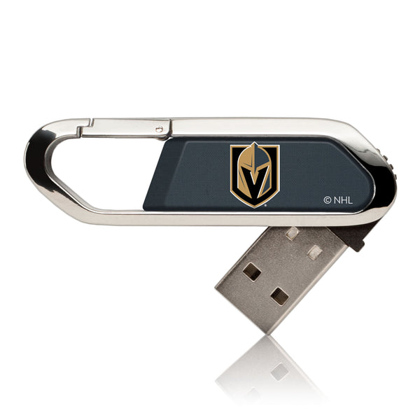 Vegas Golden Knights Solid USB 32GB Clip Style Flash Drive