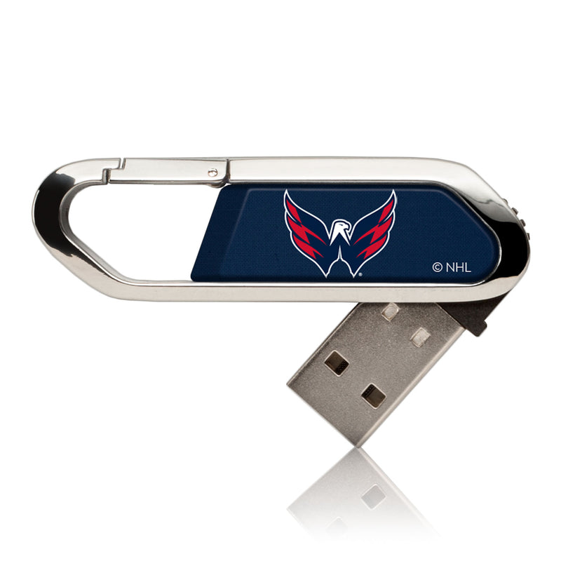 Washington Capitals Solid USB 32GB Clip Style Flash Drive