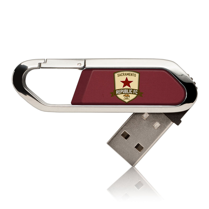 Sacramento Republic FC  Solid USB 32GB Clip Style Flash Drive