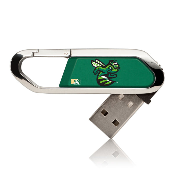 Augusta GreenJackets Solid USB 32GB Clip Style Flash Drive
