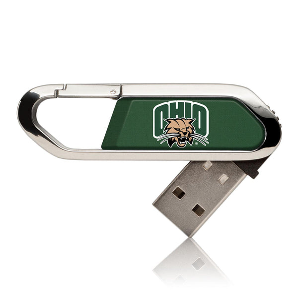 Ohio University Bobcats Solid USB 32GB Clip Style Flash Drive