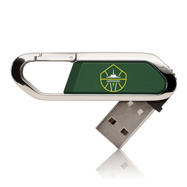 Seattle Storm Solid USB 32GB Clip Style Flash Drive