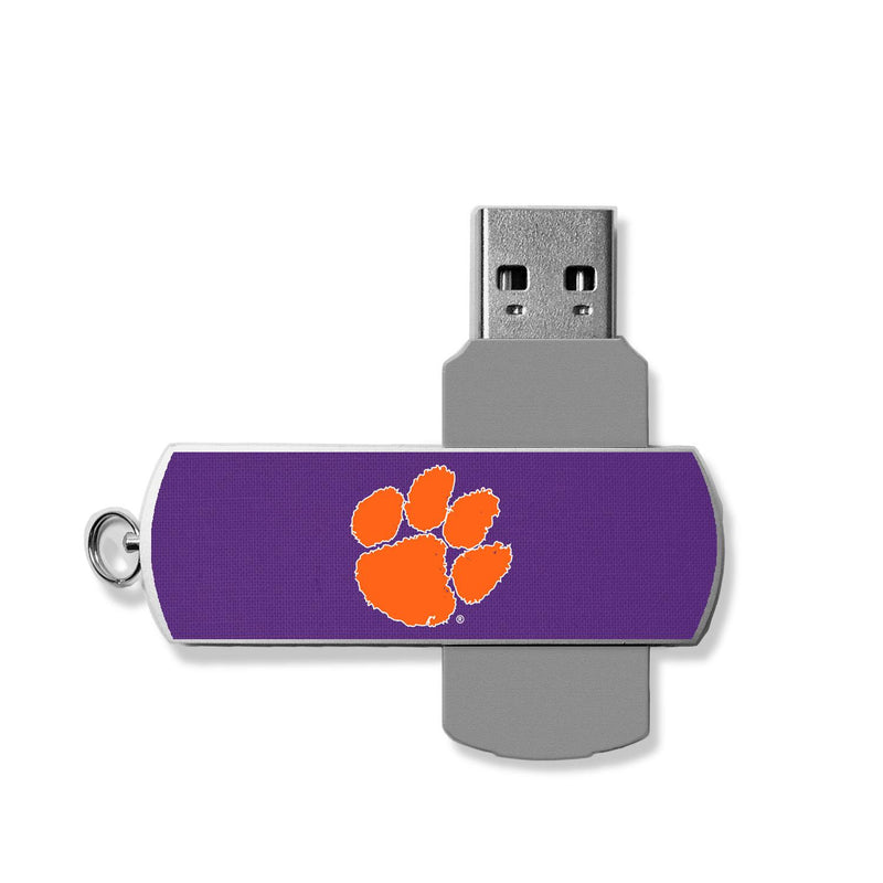 Clemson Tigers Solid USB 32GB Flash Drive