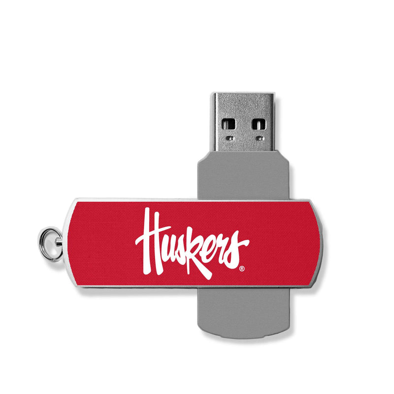 Nebraska Huskers Solid USB 32GB Flash Drive