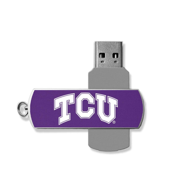 Texas Christian Horned Frogs Solid USB 32GB Flash Drive