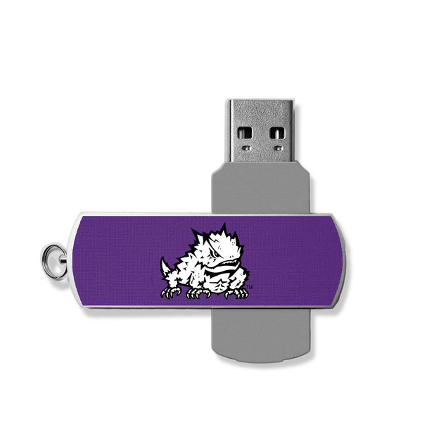 Texas Christian Horned Frogs Solid USB 32GB Flash Drive