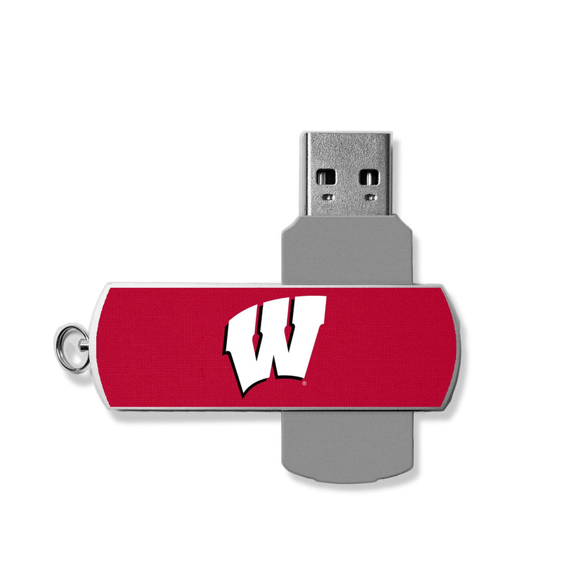 Wisconsin Badgers Solid USB 32GB Flash Drive