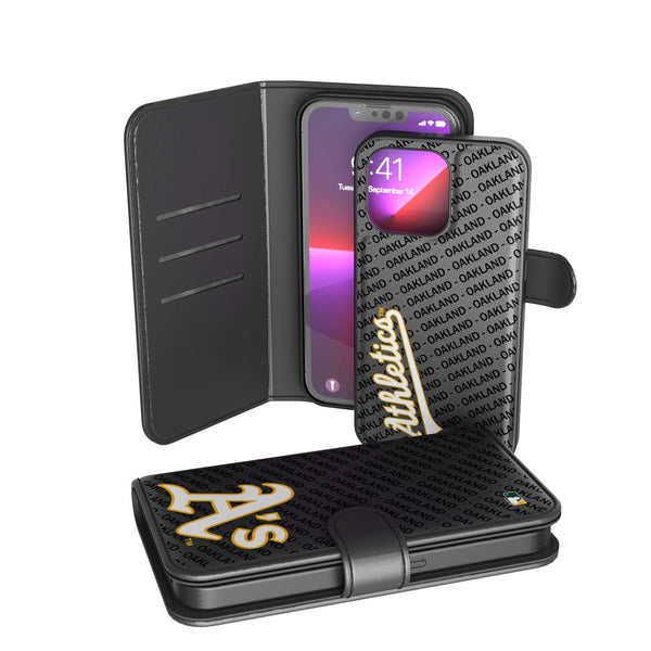 Oakland Athletics Tilt iPhone Wallet Case